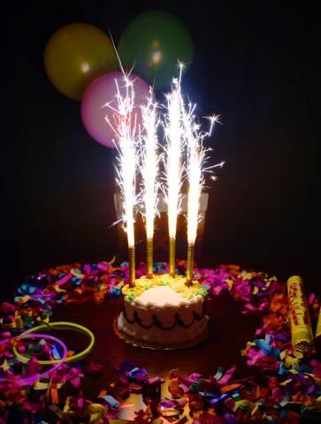 Party Cake Sparklers 6 pack - Image 4